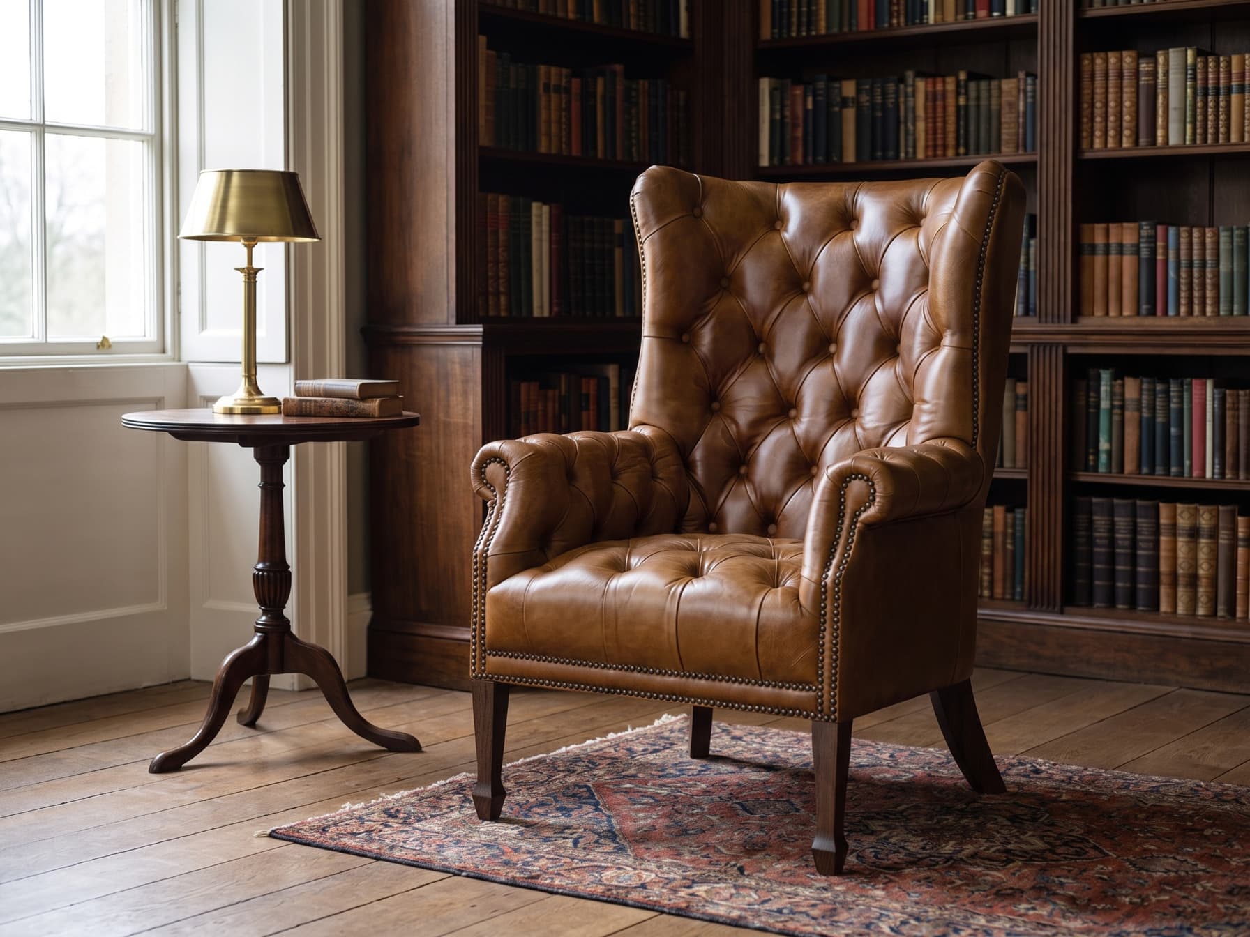 Rowan in Premium Leather: Brown Cerato